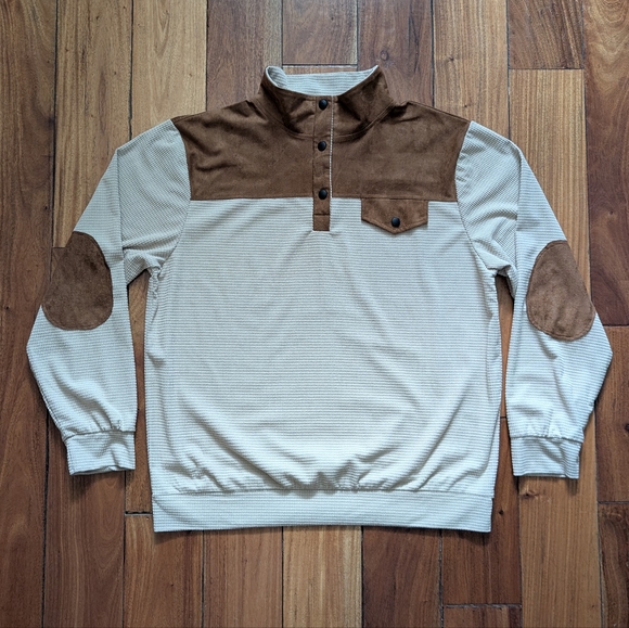 Thermal And Suede Outdoorsman Shirt (L) - Picture 1 of 6